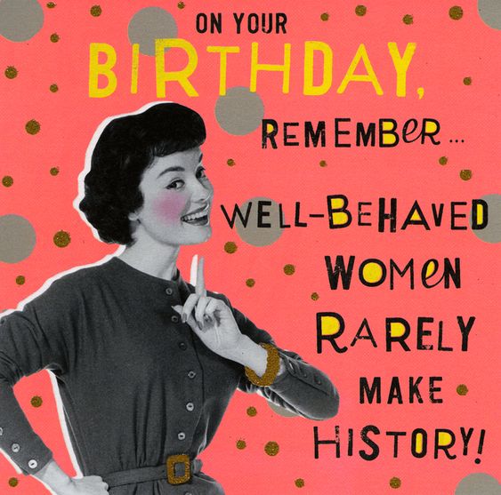 birthday card for woman