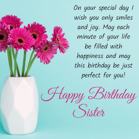 Happy birthday sister images