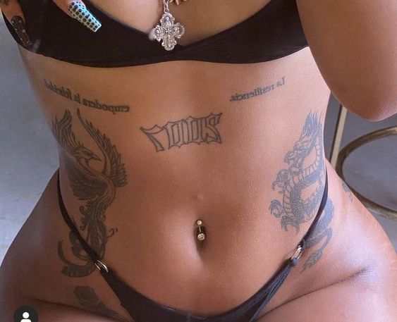 V-Line Tattoo