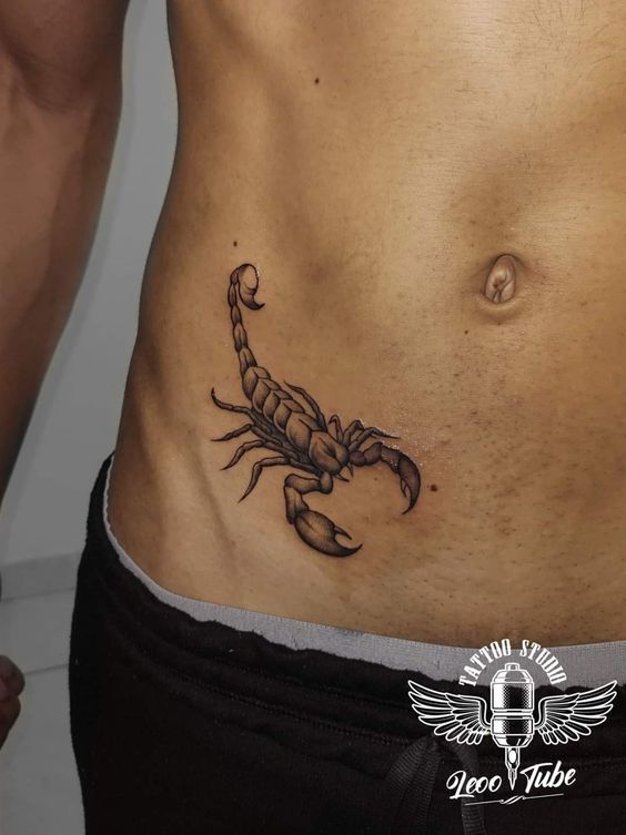 V-Line Tattoos Ideas for Men