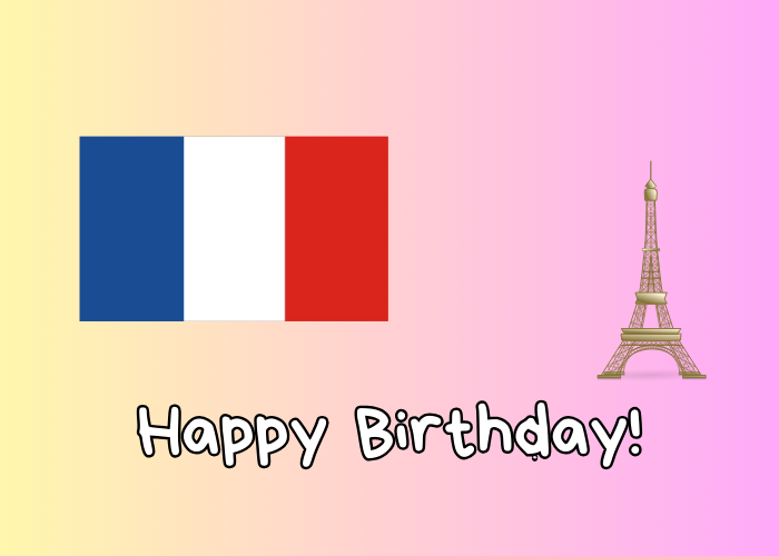 How To Say Happy Birthday in French